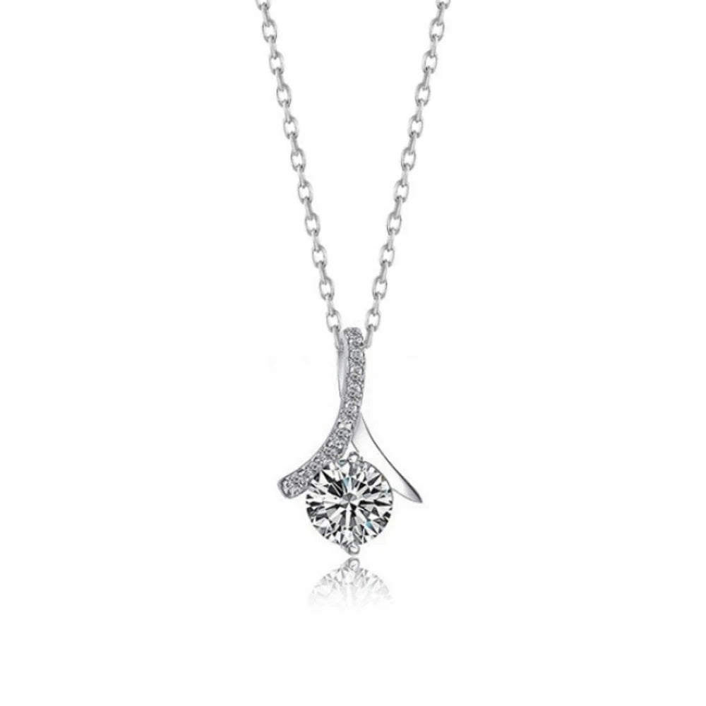 To My Badass Daughter Necklace — Sterling Silver with Message Card