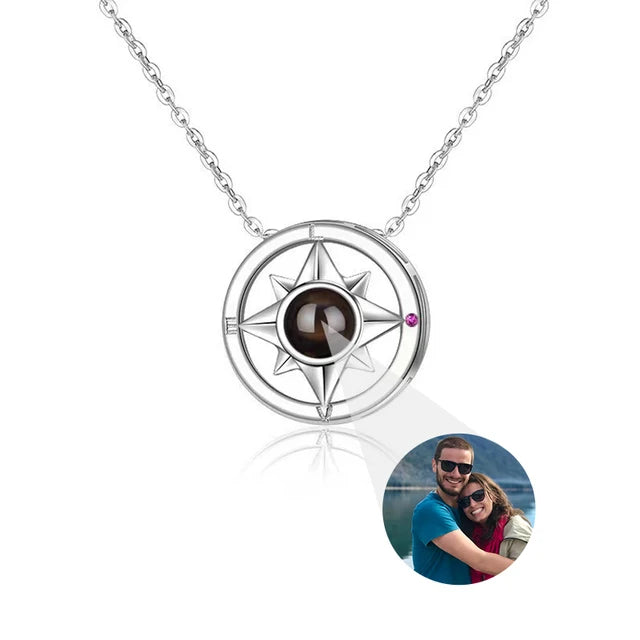 'I Love You in 100 Languages' Photo Projection Necklace