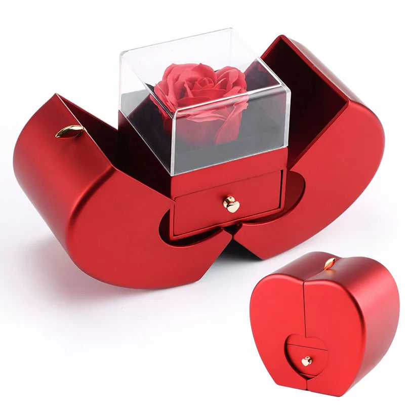 To My Daughter Four-Leaf Clover Necklace — Eternal Rose Gift Box