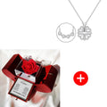 To My Daughter Four-Leaf Clover Necklace — Eternal Rose Gift Box