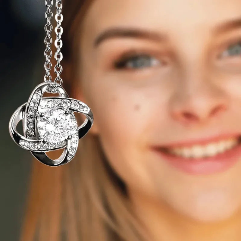 To My Daughter Necklace from Dad — Keepsake Pendant with Gift Box